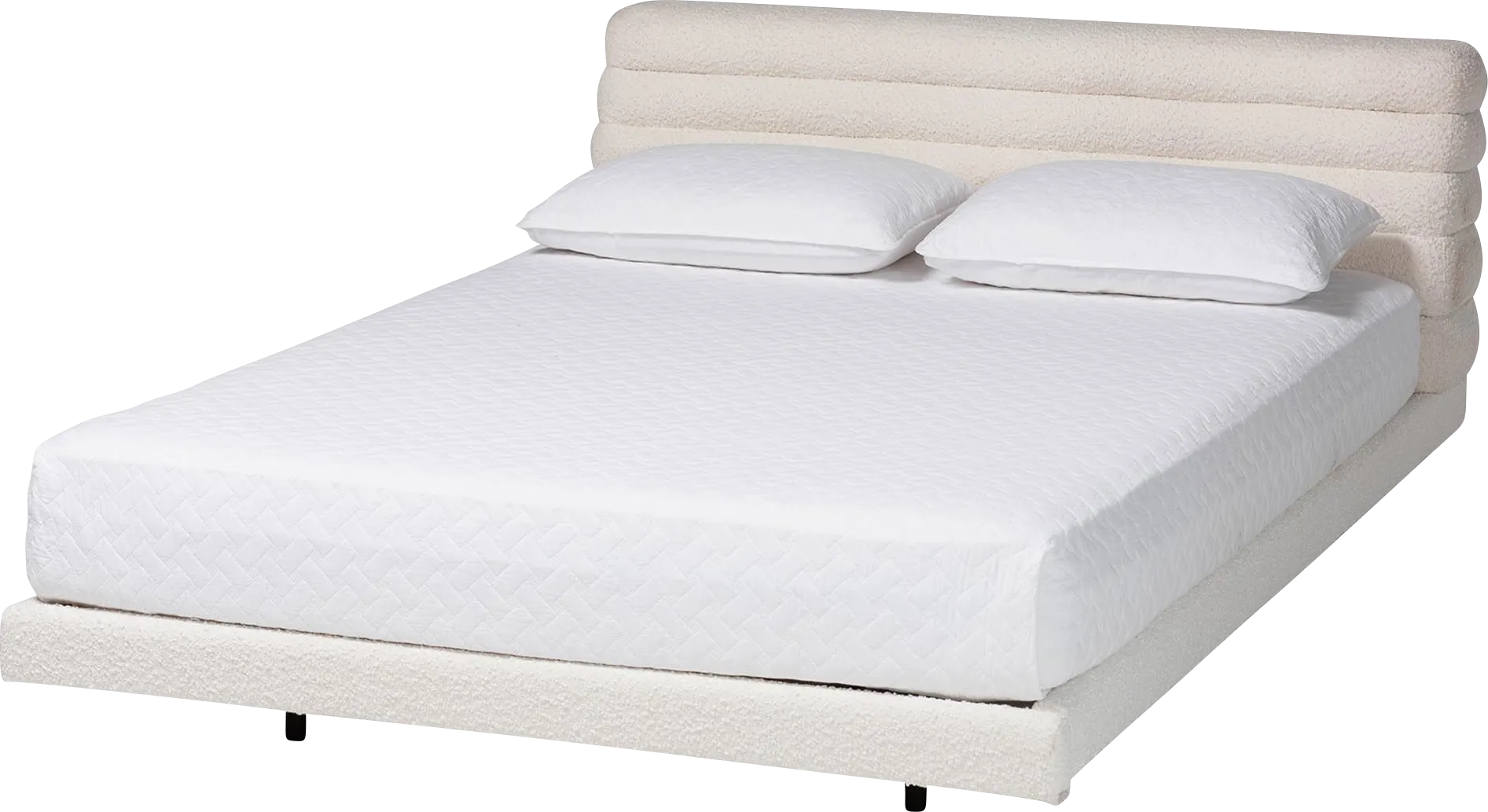 Betaiy Cream King Bed