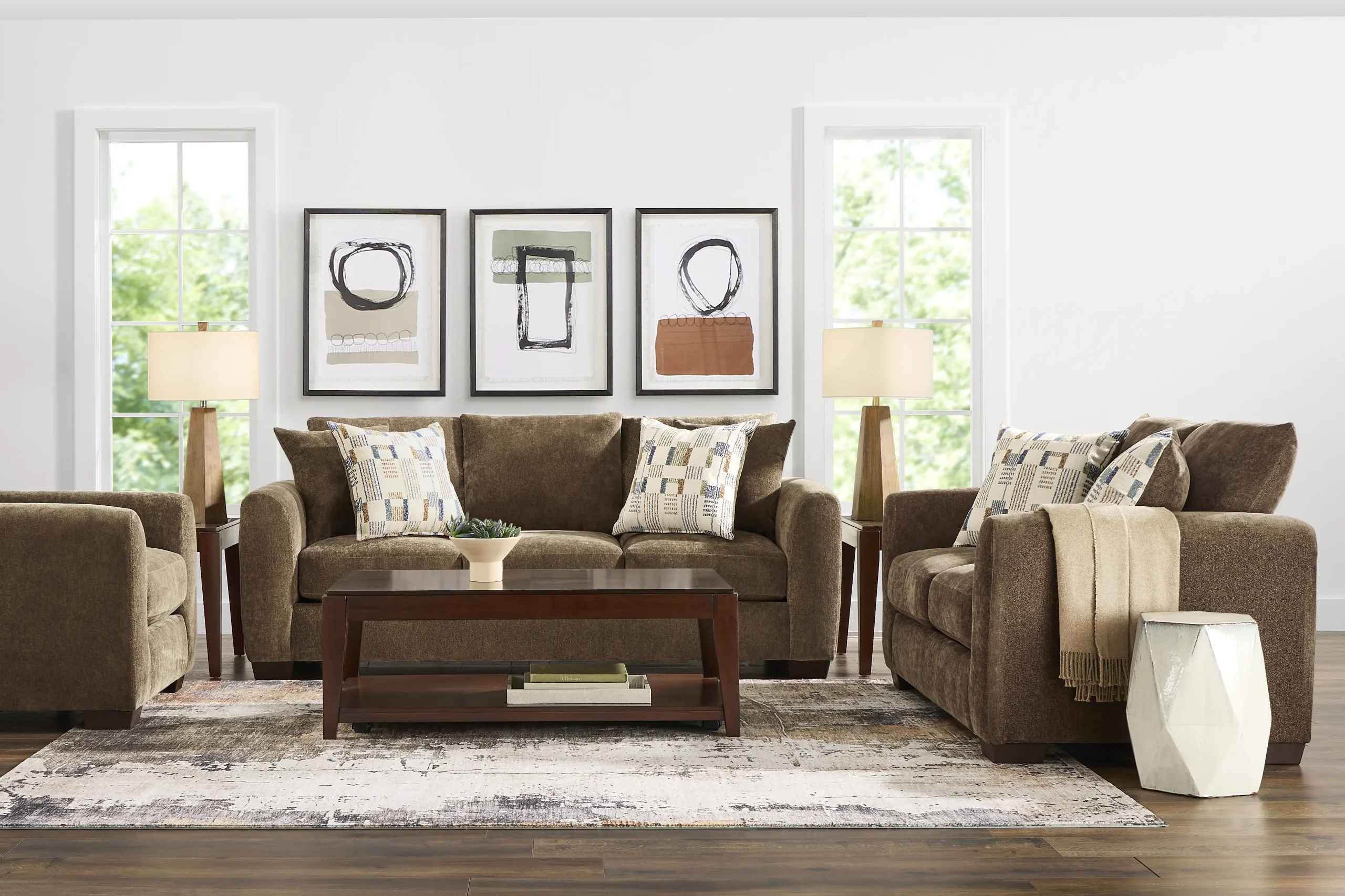 Chamberlain 7 Pc Premium Sleeper Living Room Set
