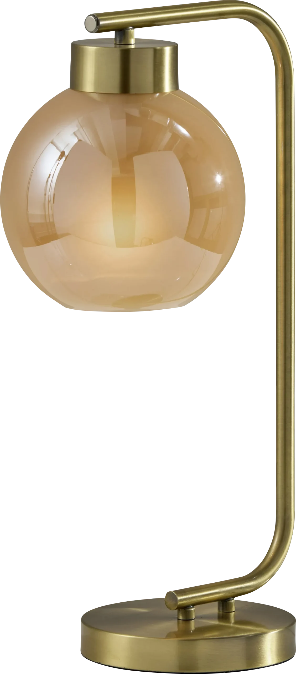 Clarion Hollow Brass Lamp
