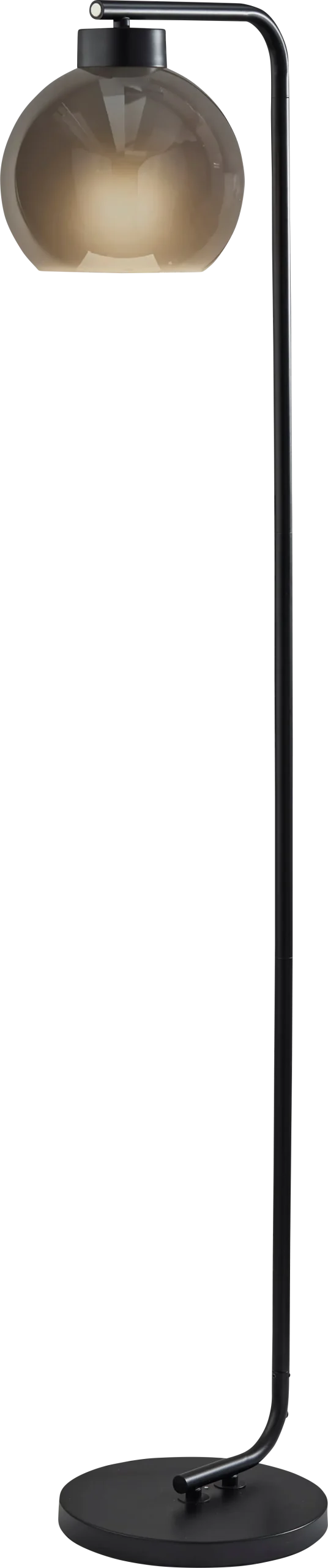 Clarion Hollow Black Floor Lamp