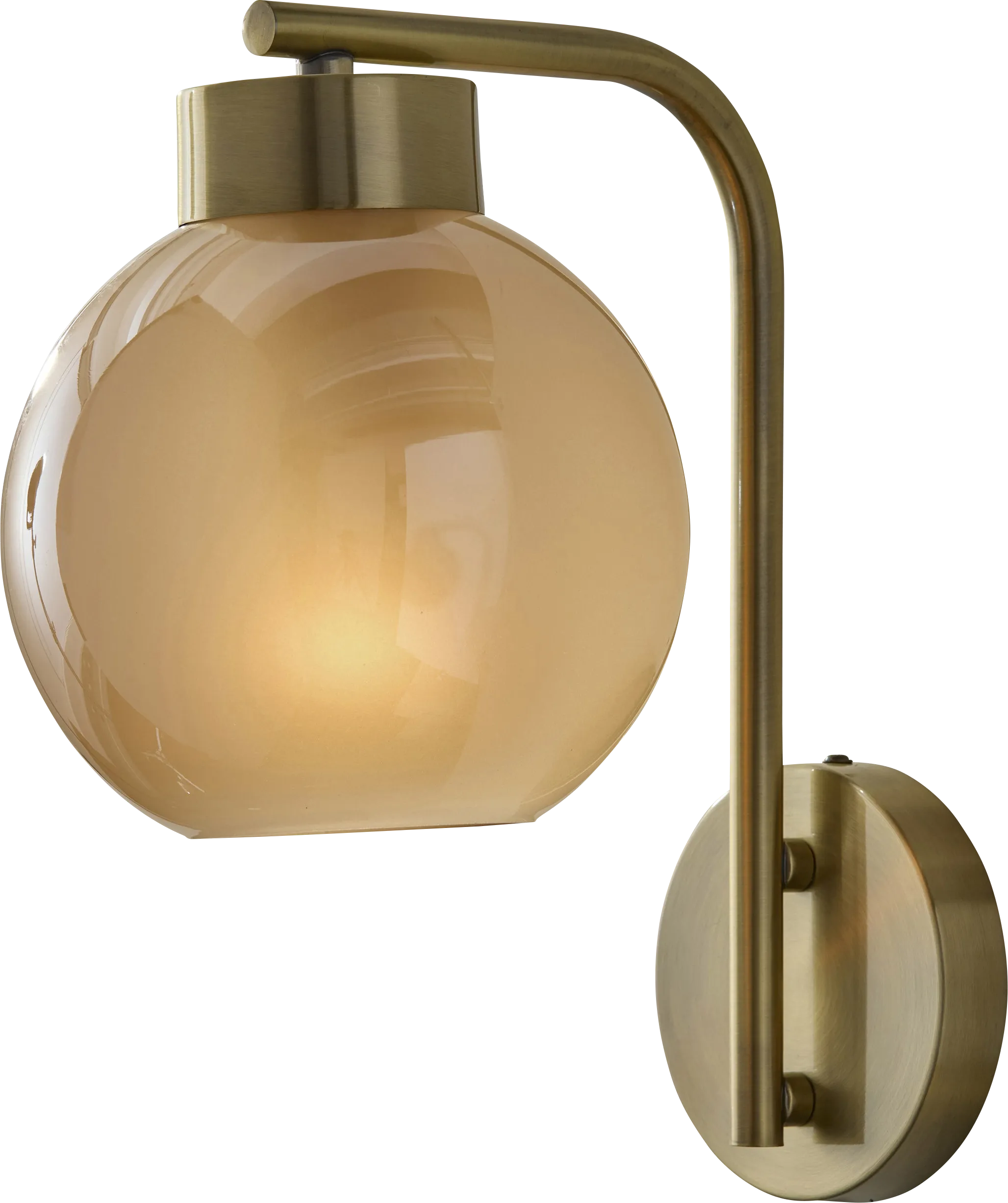 Clarion Hollow Brass Sconce