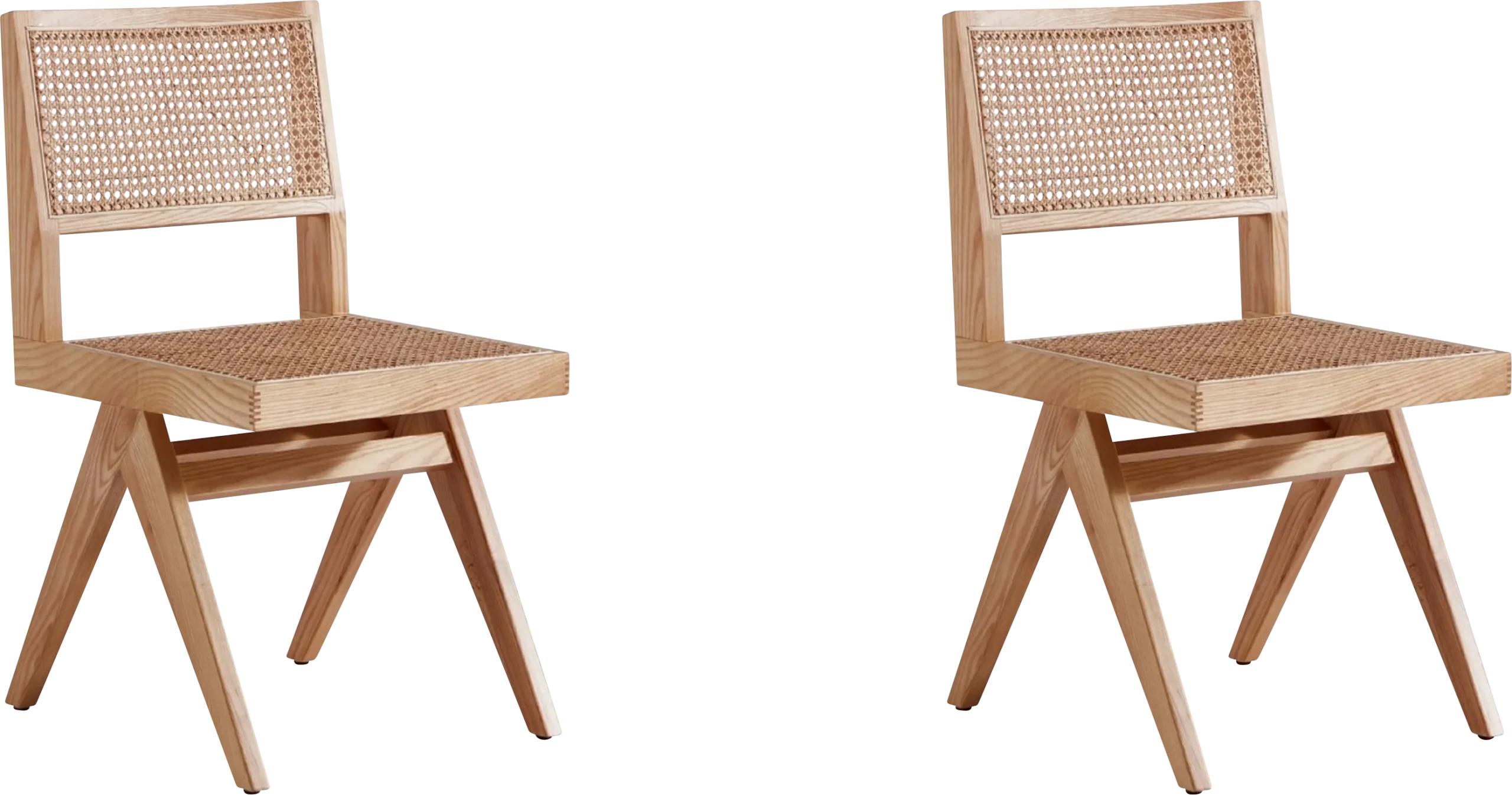 Bluesunny Natural Side Chair, Set of 2