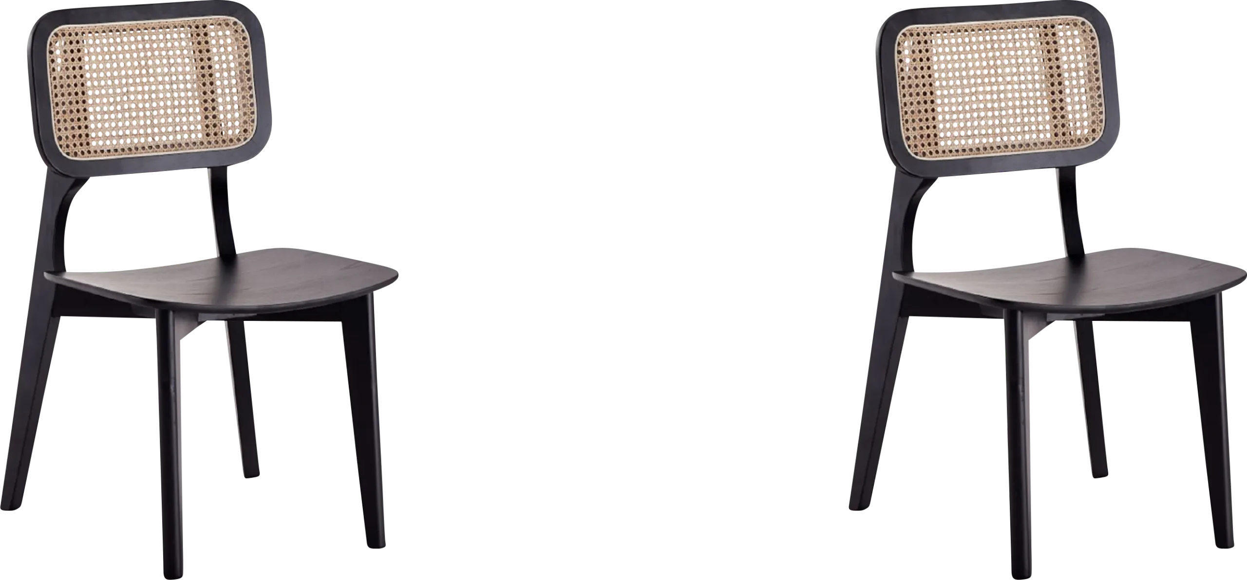 Bodenhamer Black Side Chair, Set of 2