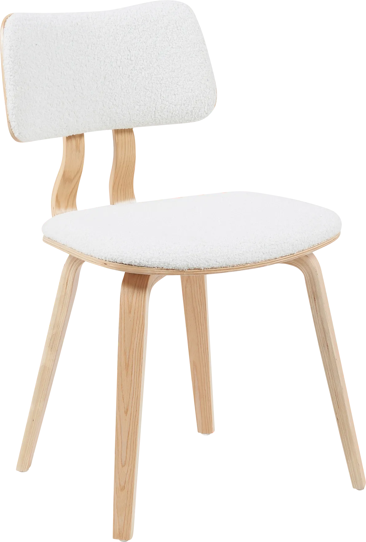 Beewheels White Side Chair