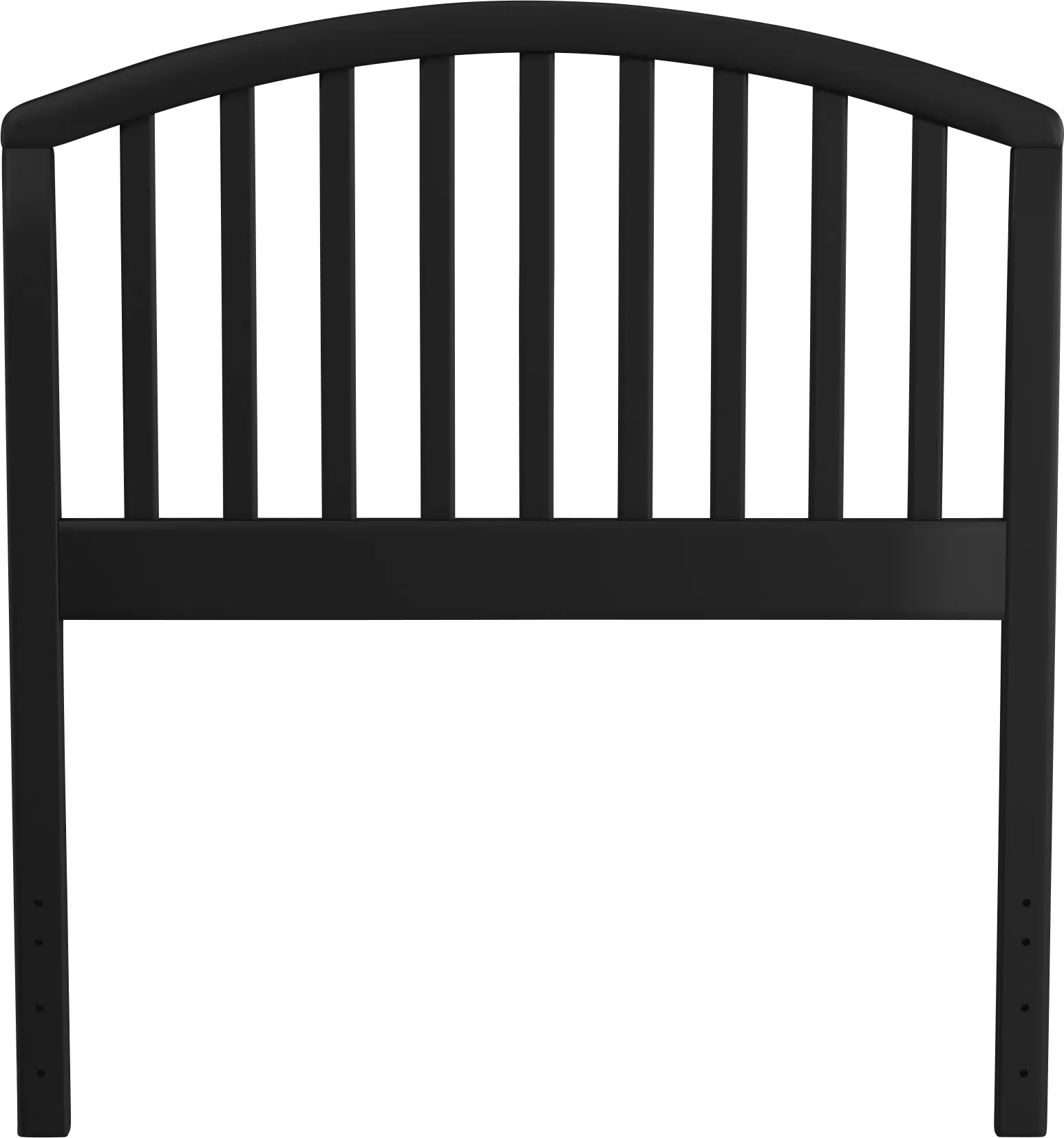 Daniva Black Twin Headboard