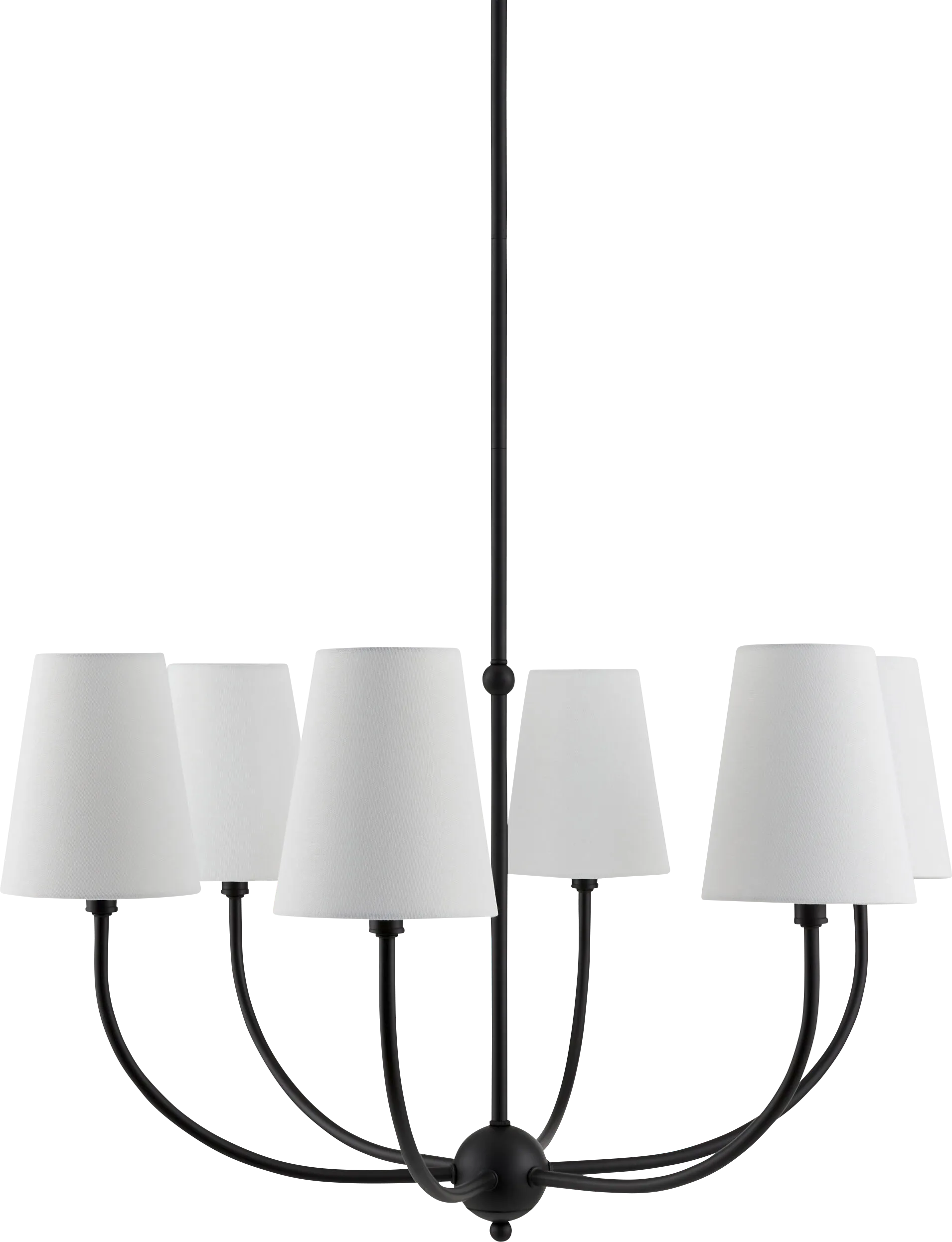 Brodrik Black Chandelier