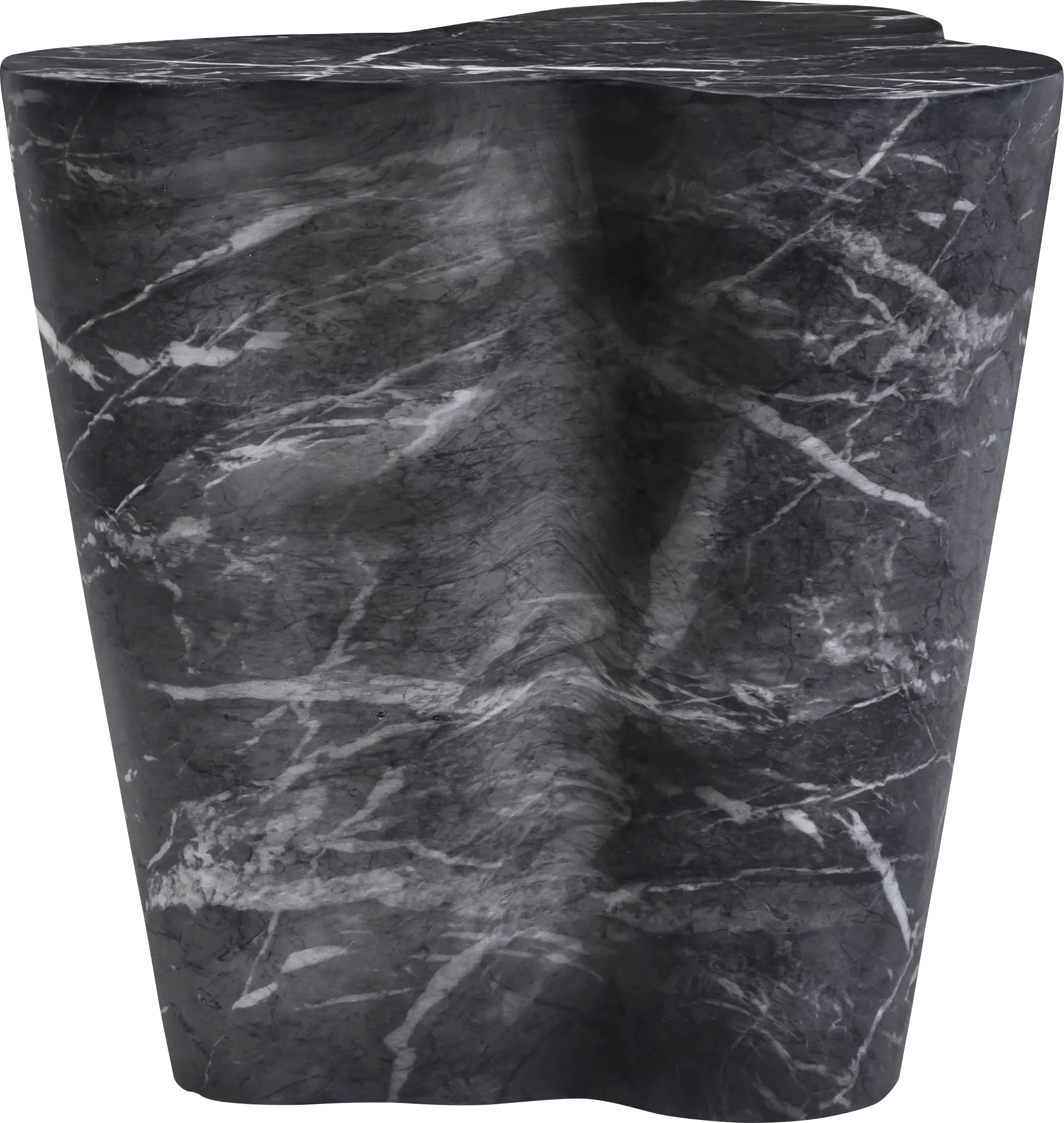 Cavernwell Outdoor Black Side Table