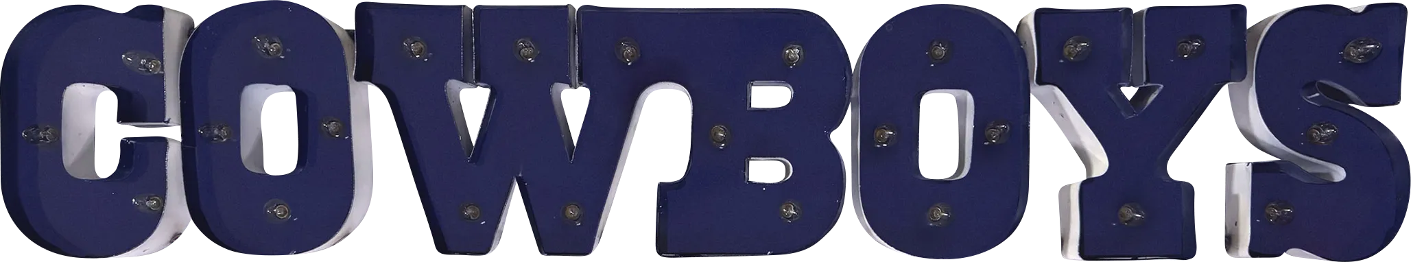 Dallas Cowboys Blue Metal Wall Decor