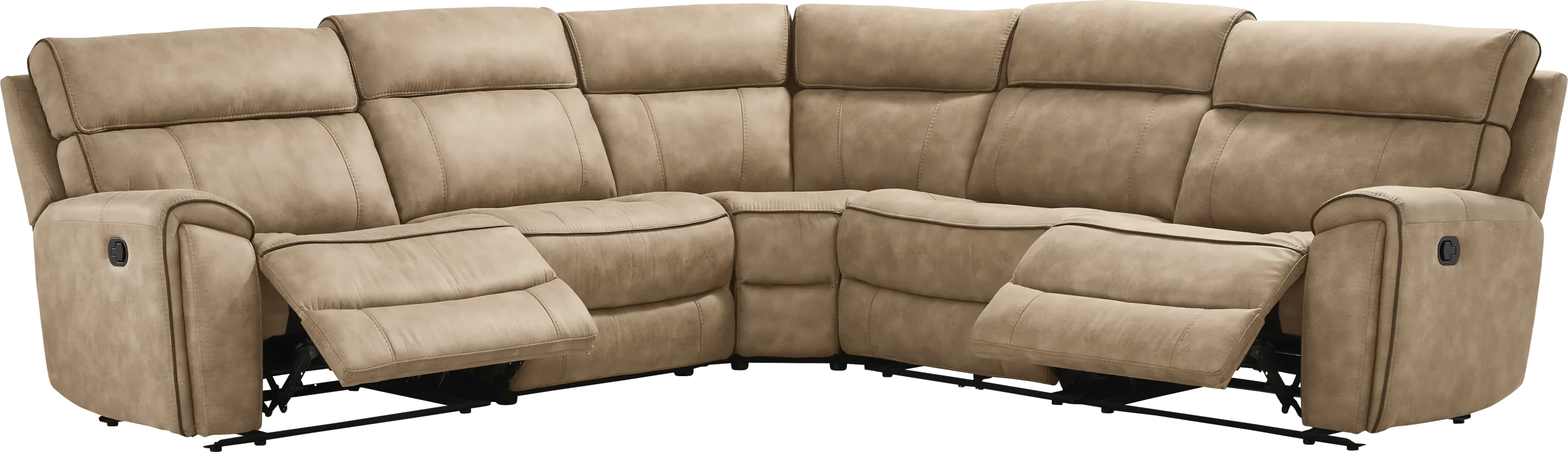 Bradshaw Place 5 Pc Non-Power Reclining Sectional