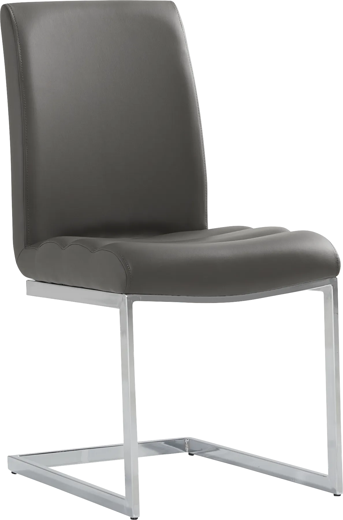 Crown Court Charcoal Side Chair