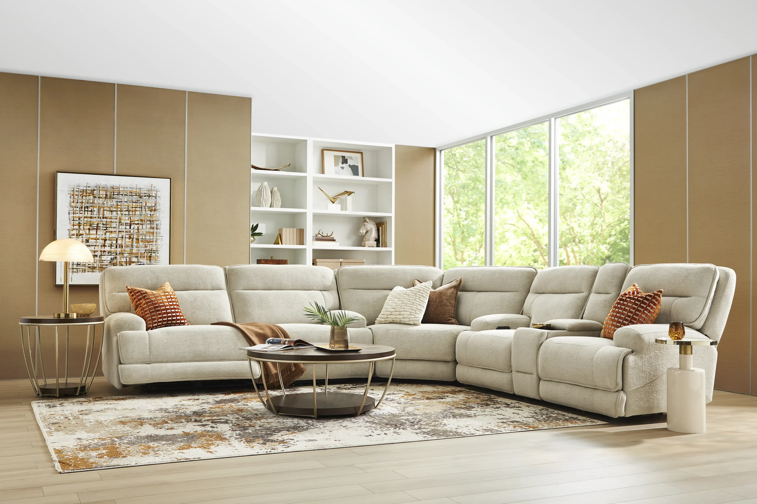 Brayden 6 Pc Dual Power Reclining Living Room Set