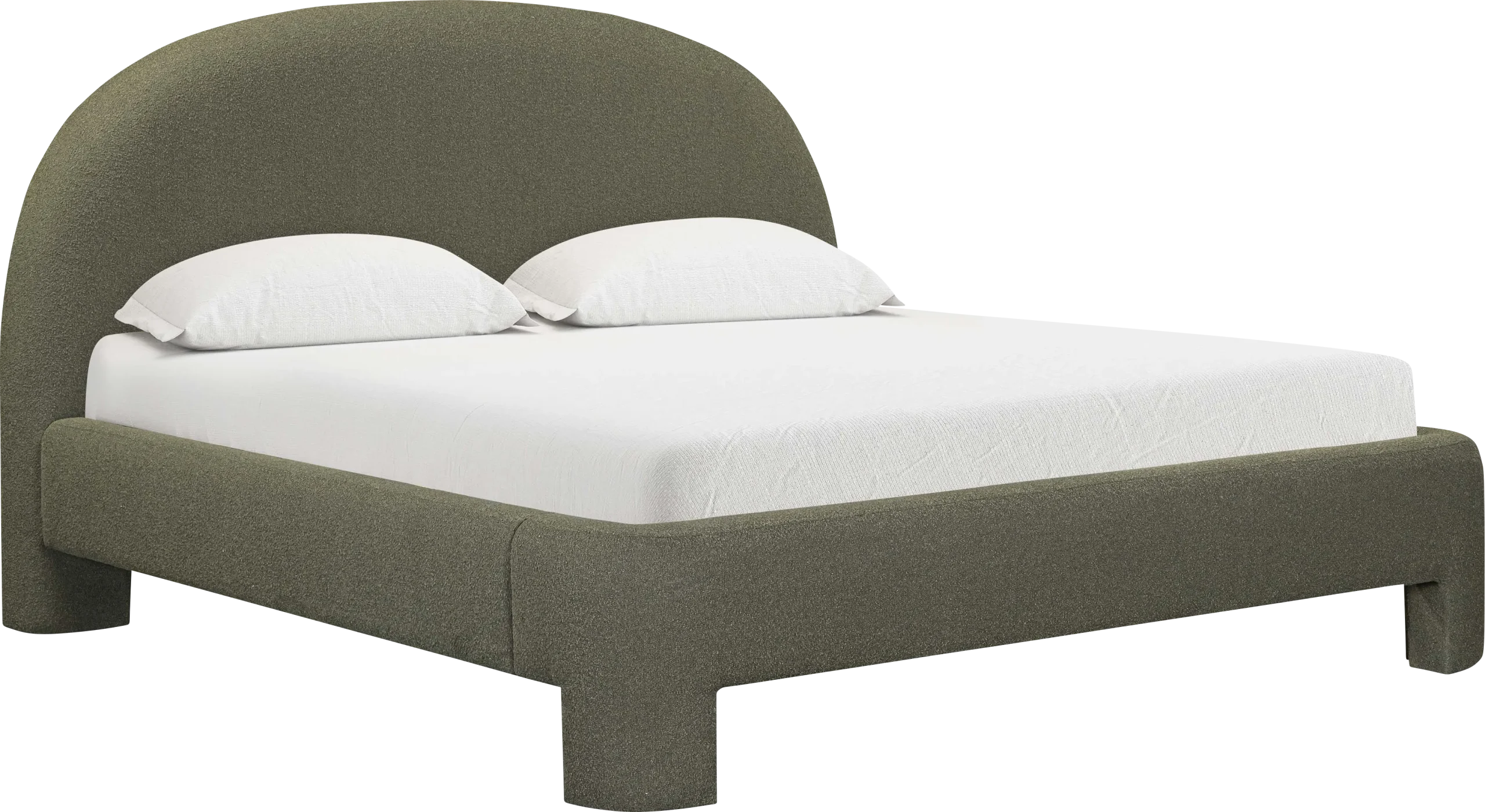 Debony Green King Bed