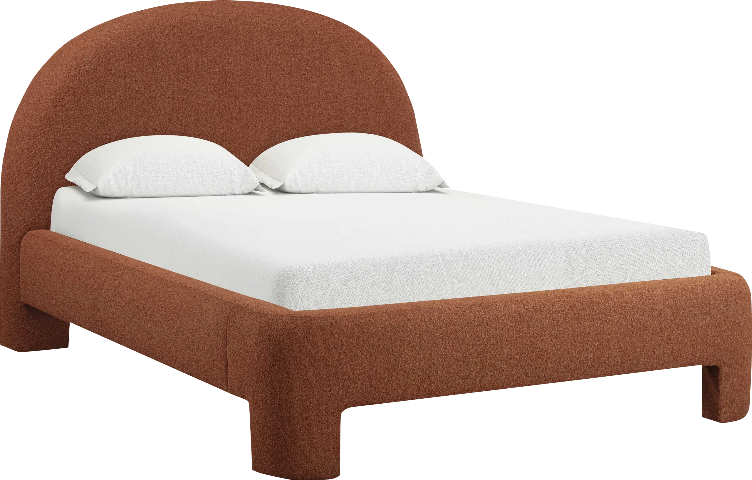 Debony Red Queen Bed