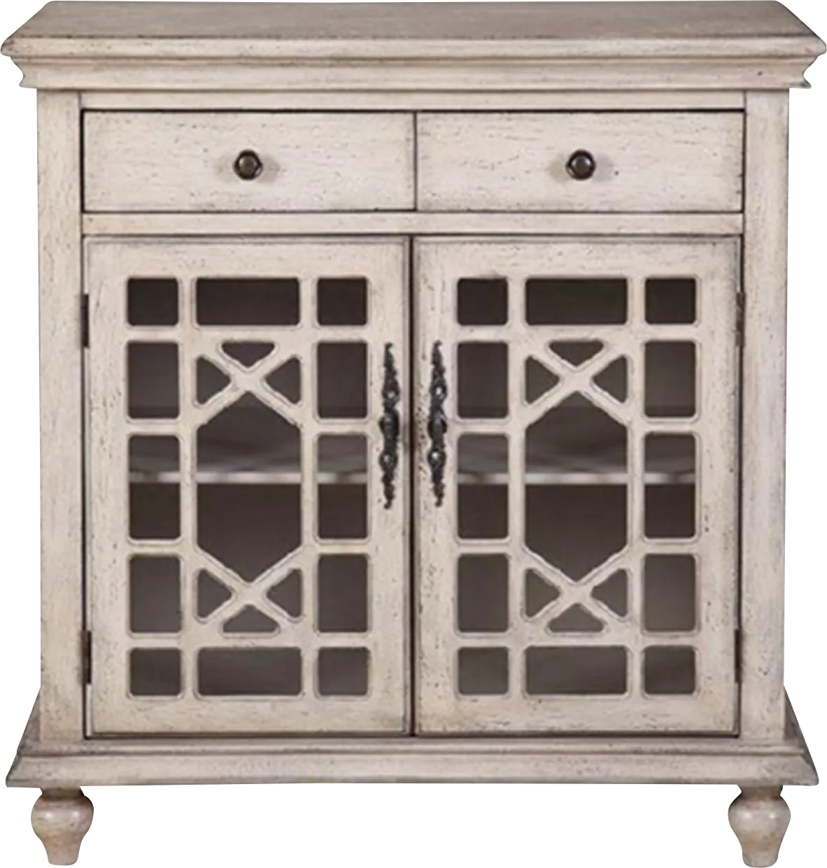 Braidn Cream Accent Cabinet