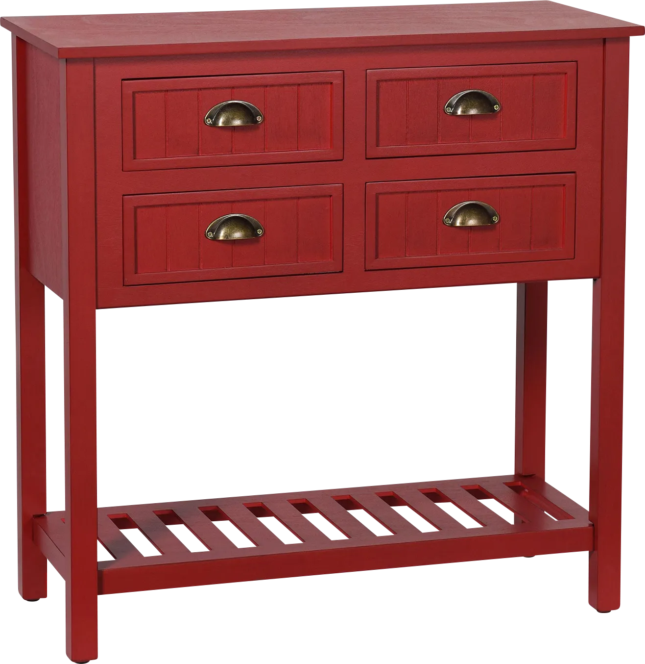 Cerra Red Console Table