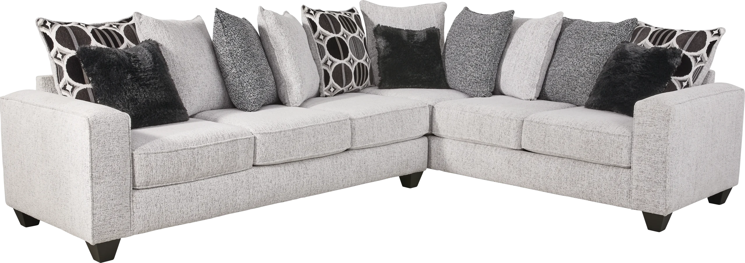 Benton Place 2 Pc Right Arm Chaise Sectional