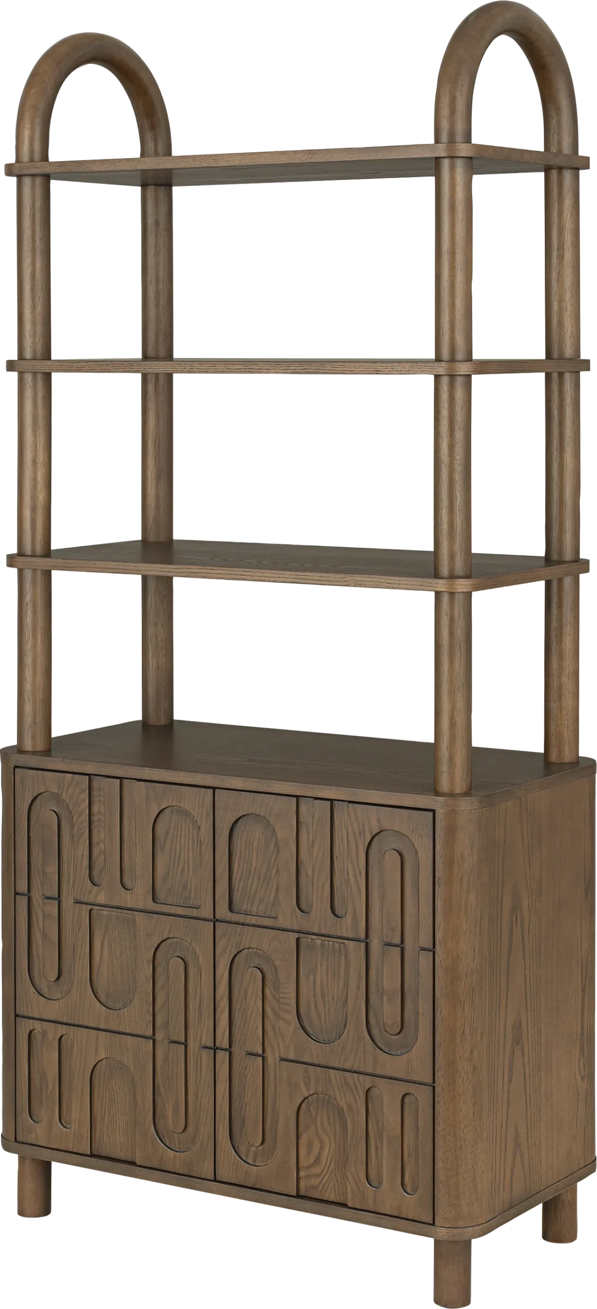 Brenton Brown Bookcase