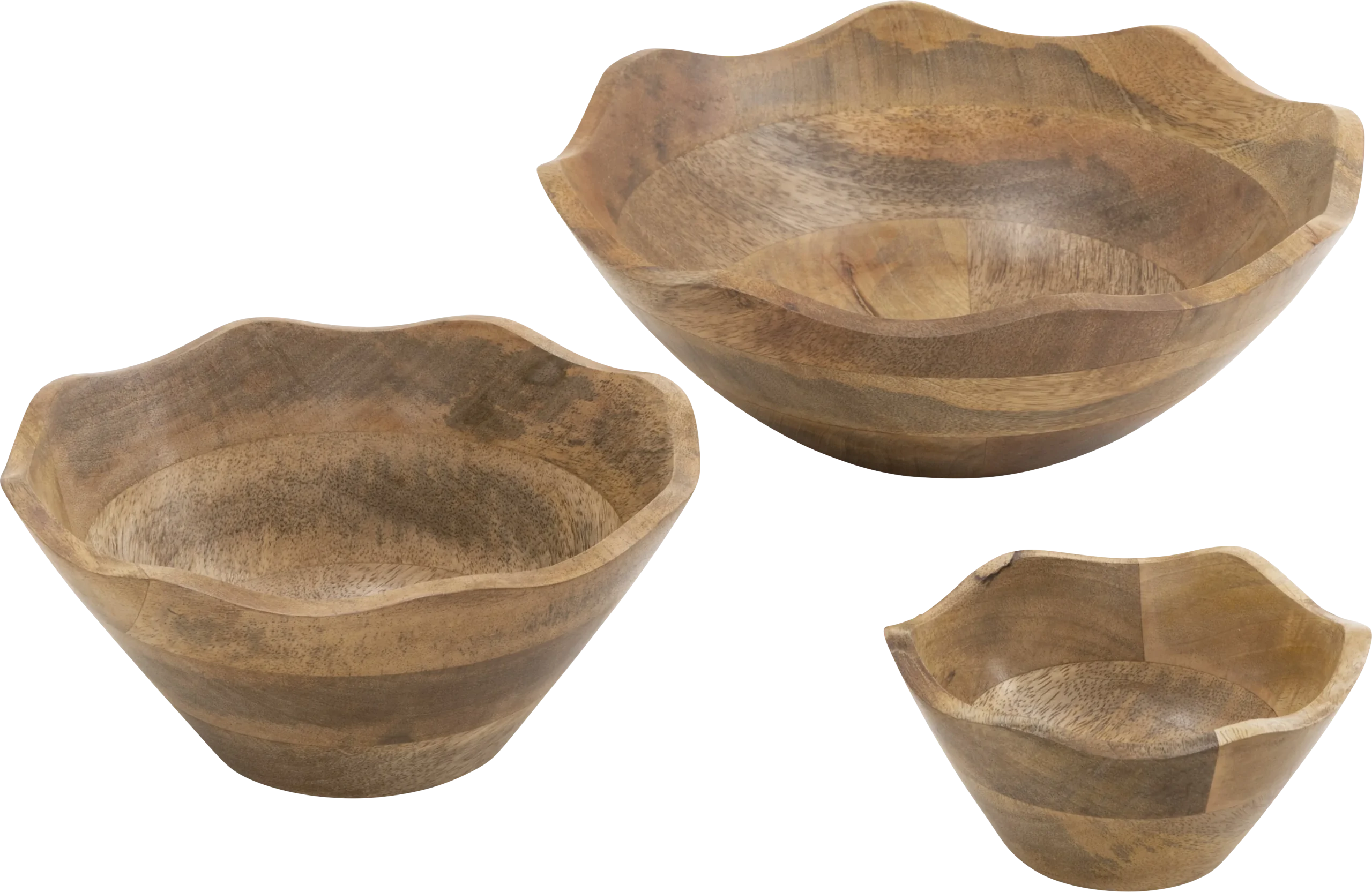 Brodyn Natural Bowl, Set of 3