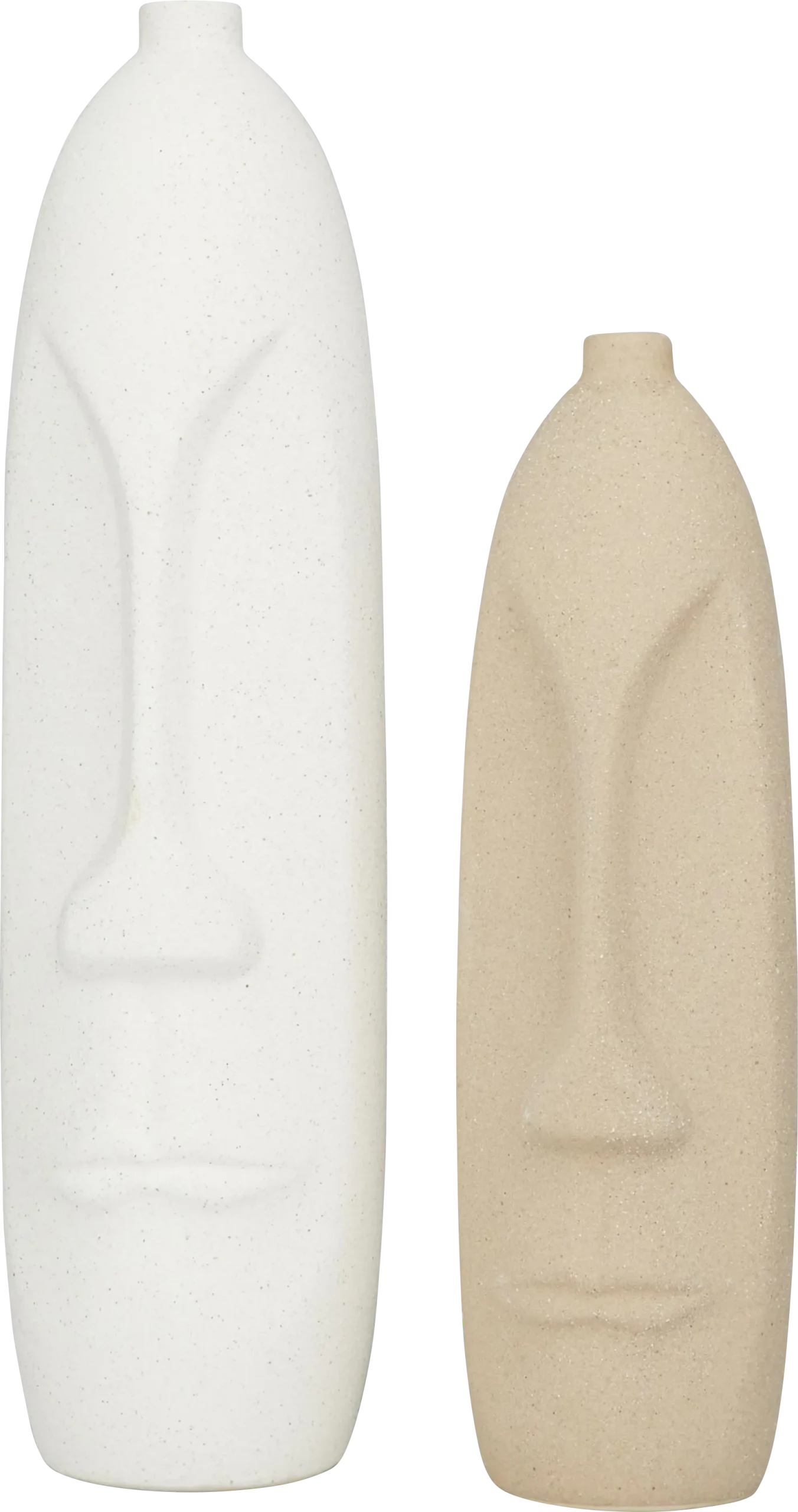 Depshu Beige Scupture, Set of 2