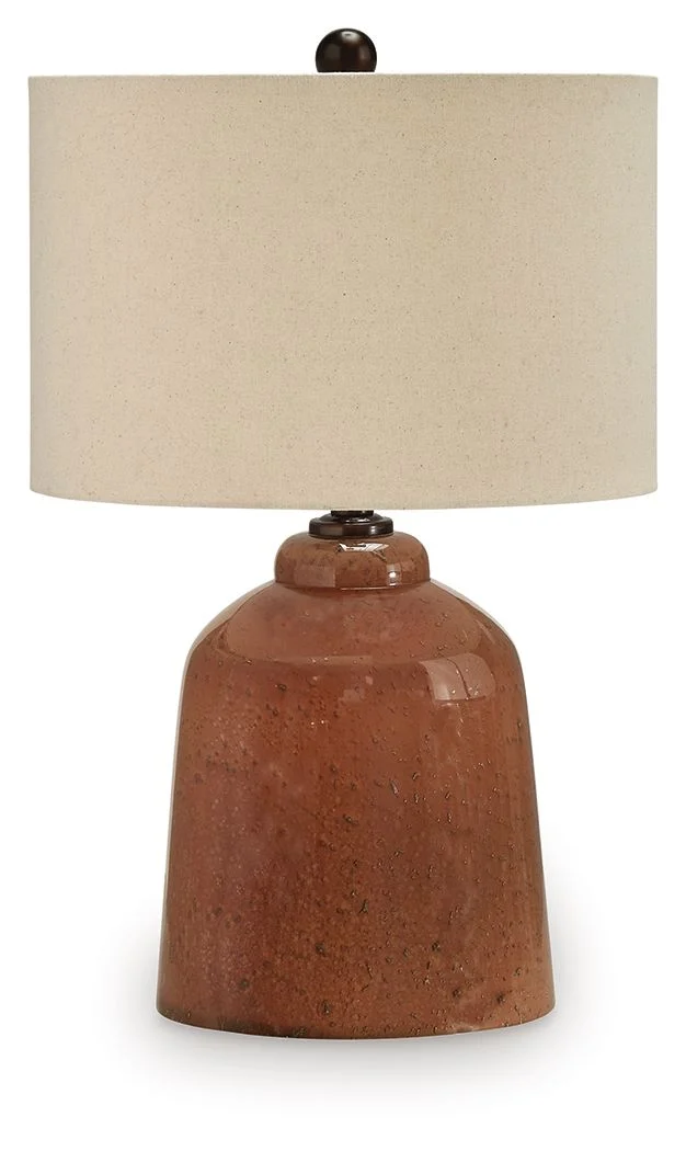Aaleahya - Rust - Glass Table Lamp