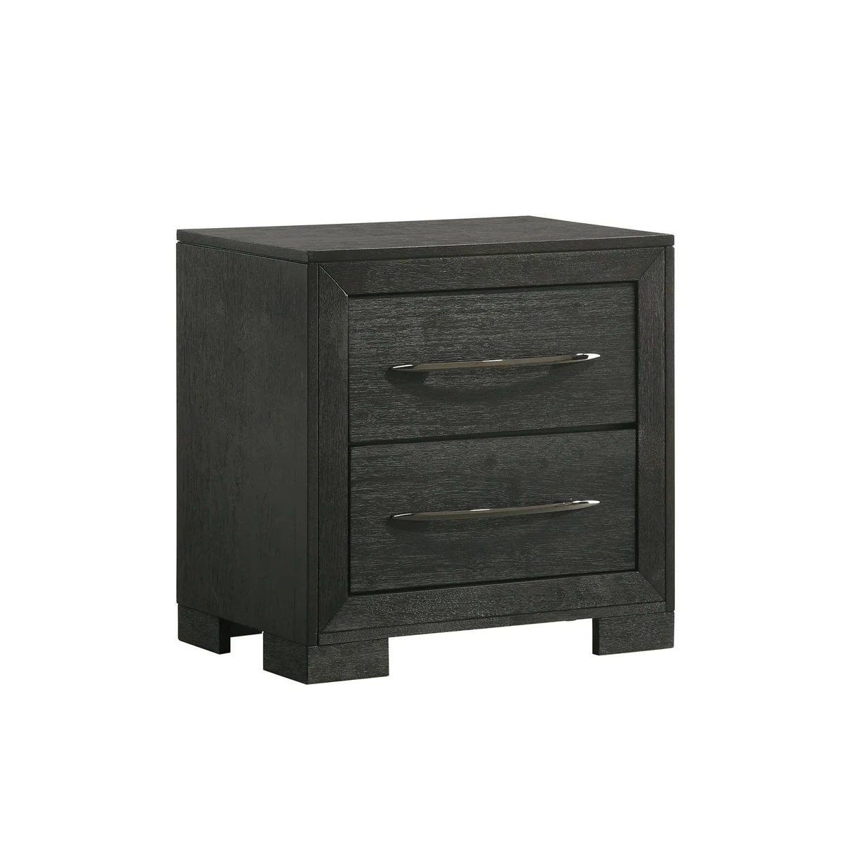Allan 2-Drawer Nightstand in Black
