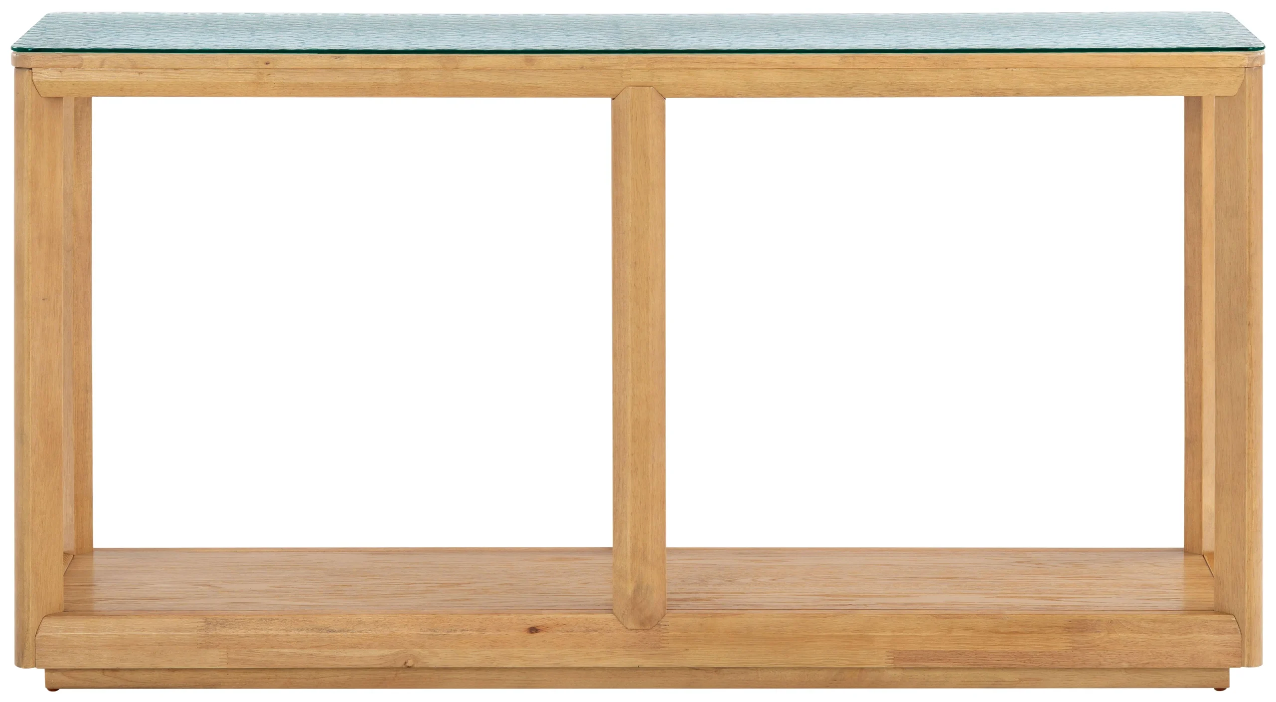 Benecarlo Glass Top Console Table