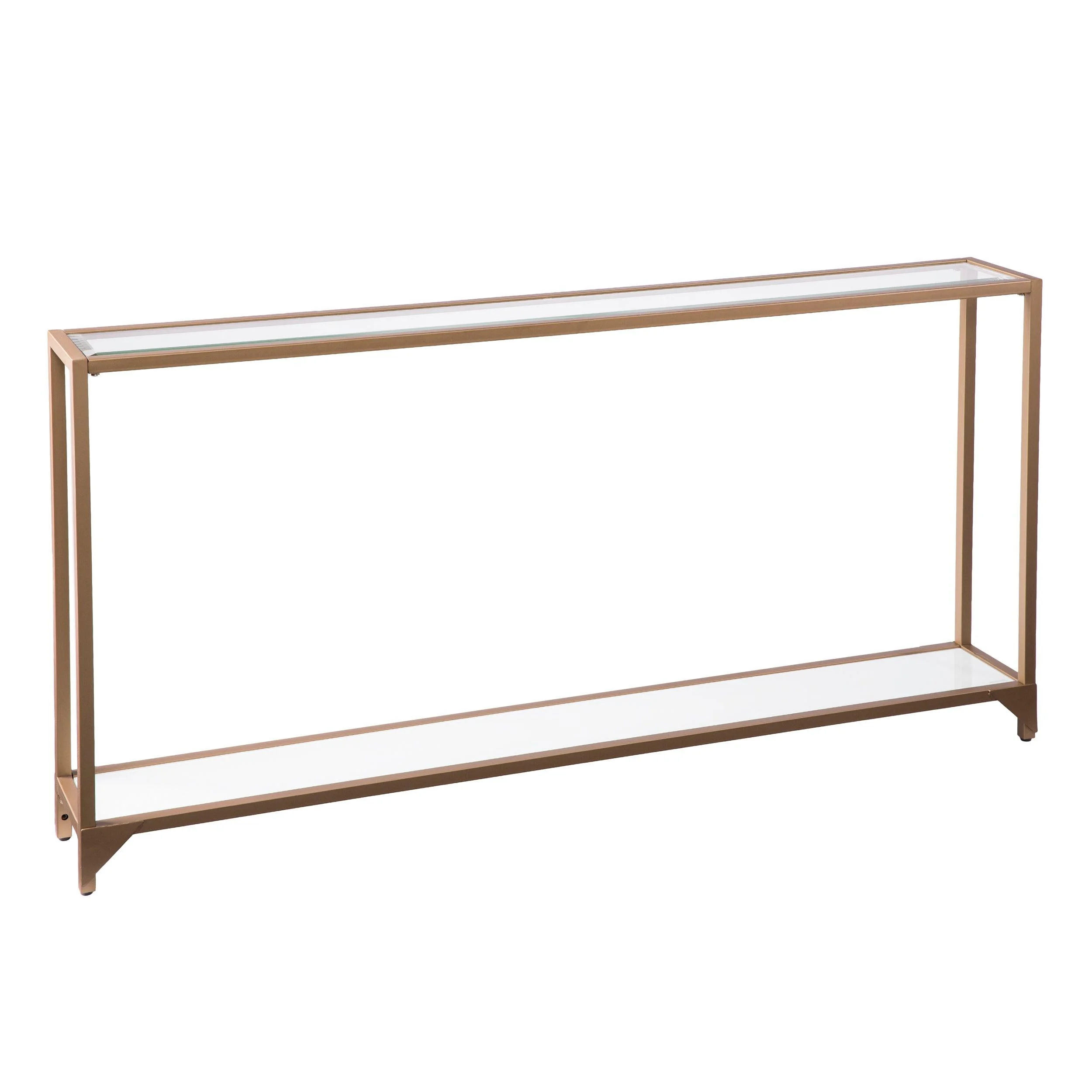 Bergen Narrow Console Table - Gold