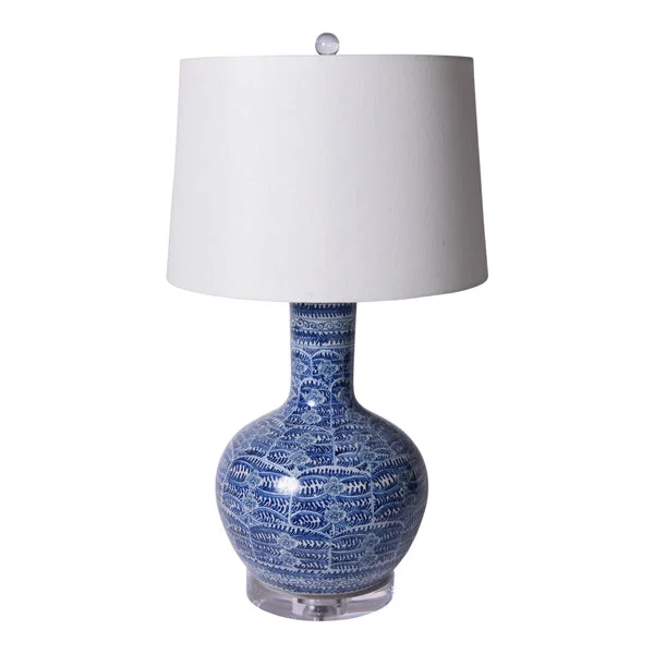 Blue and WhiteBlossom Lamp by Legend of Asia