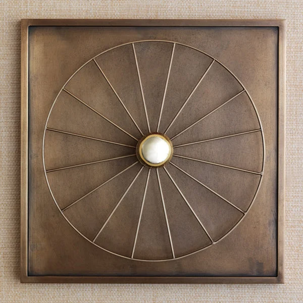 Boston Aged Brass Sconce by Port 68