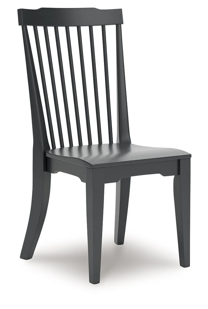 Brenkerton - Black - Dining Room Side Chair (Set of 2)