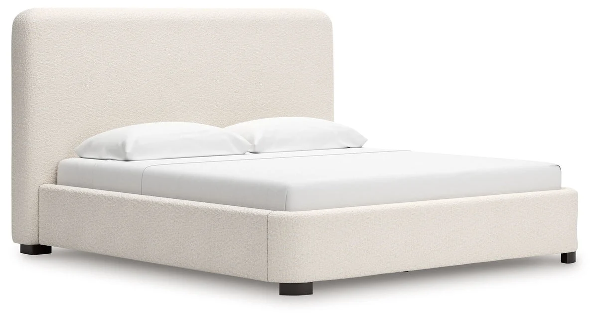 Brintstreet - Beige - King Upholstered Bed
