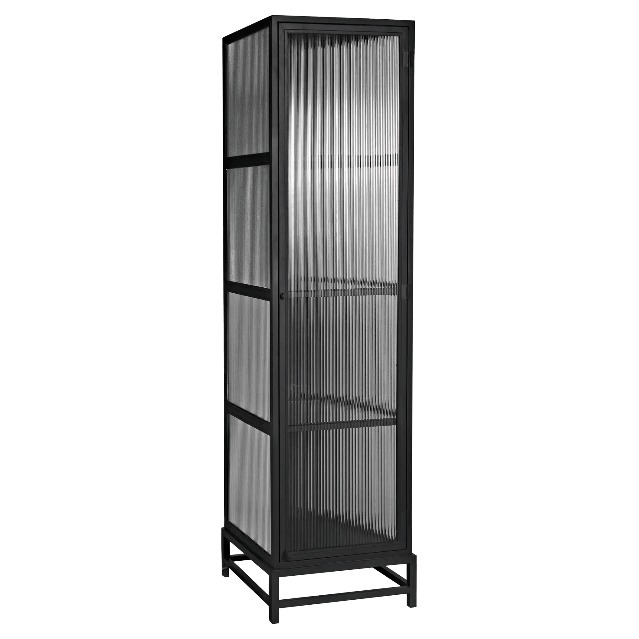 Chandler Tall Cabinet, Black Steel