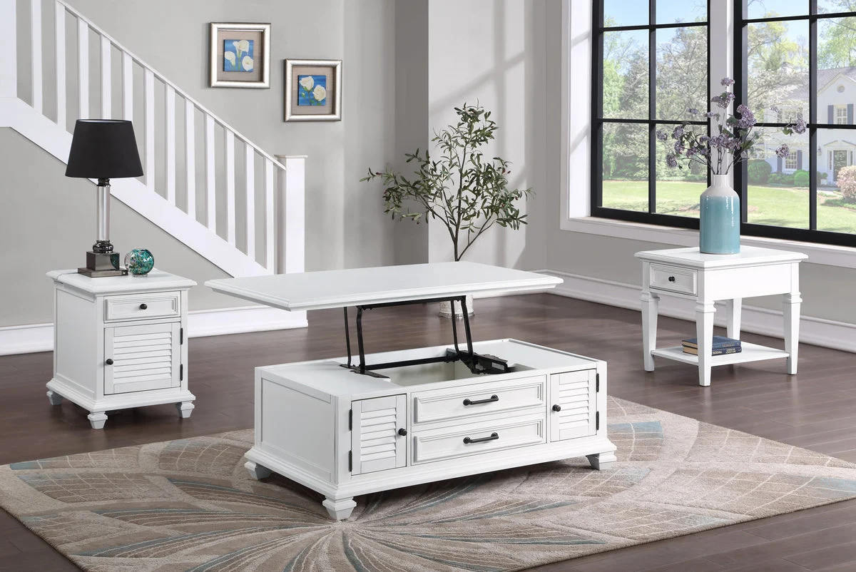 Charlestown - 3 Piece Occasional Table Set (DON'T USE) - White