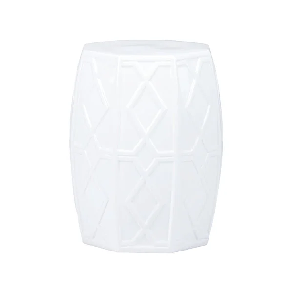 Chelsea House Andreu Garden Stool White