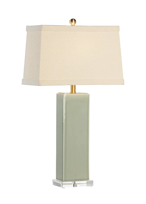 Chelsea House Becker Vase Lamp Green