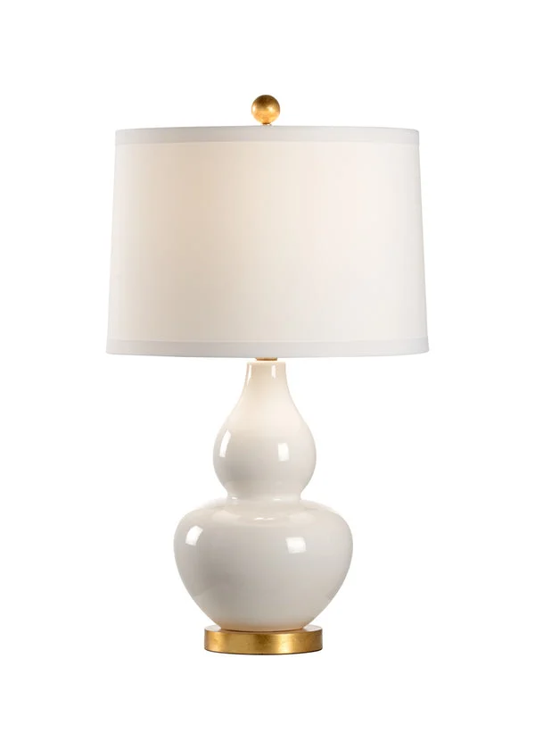 Chelsea House Gourd Lamp White
