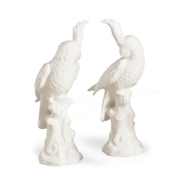 Chelsea House Large Parrots White (Pr)