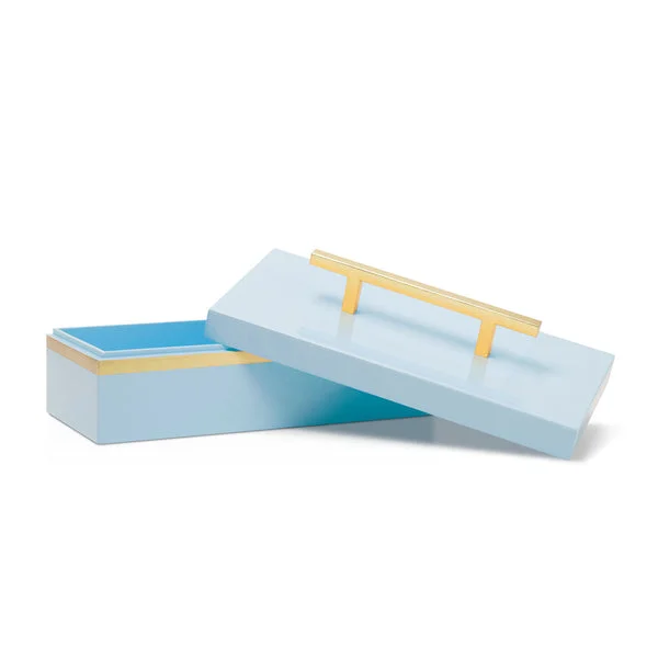 Couture Lighting Blair Boxes Light Blue (Single)