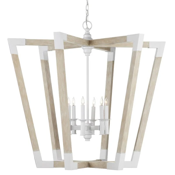 Currey And Company Bastian Large Sandstone Lantern