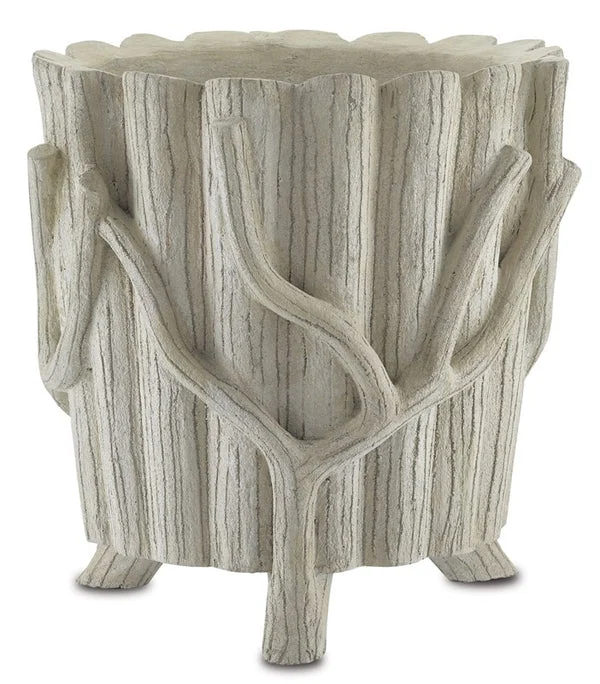 Currey And Company Faux Bois Large Planter