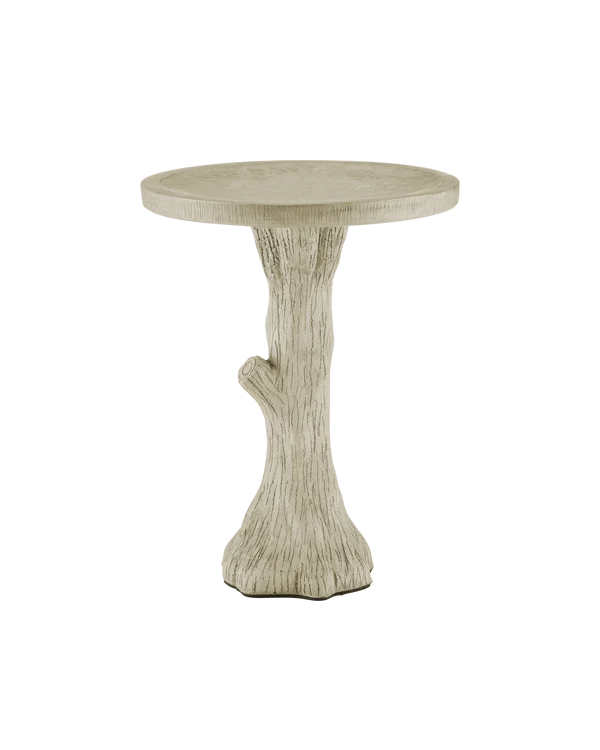 Currey & Company Faux Bois Small Bird Bath