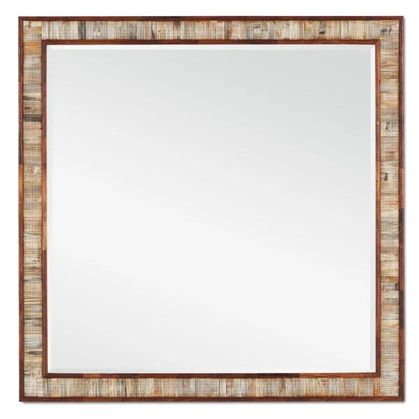 Currey And Company Hyson Large Square Mirror