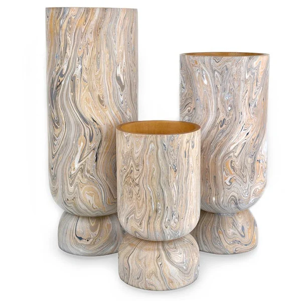 Currey And Company London Sky Vase Set Of 3