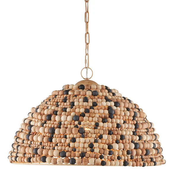 Currey & Company Medley 25" Beaded 1 Light Pendant