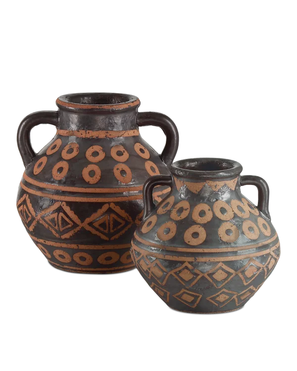 Currey & Company Nought Vase Set Of 2