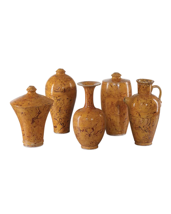 Currey & Company Romulus Vase Set Of 5
