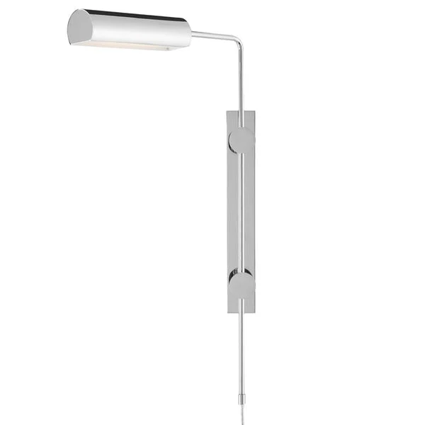 Currey And Company Satire Nickel Swing Arm Wall Sconce