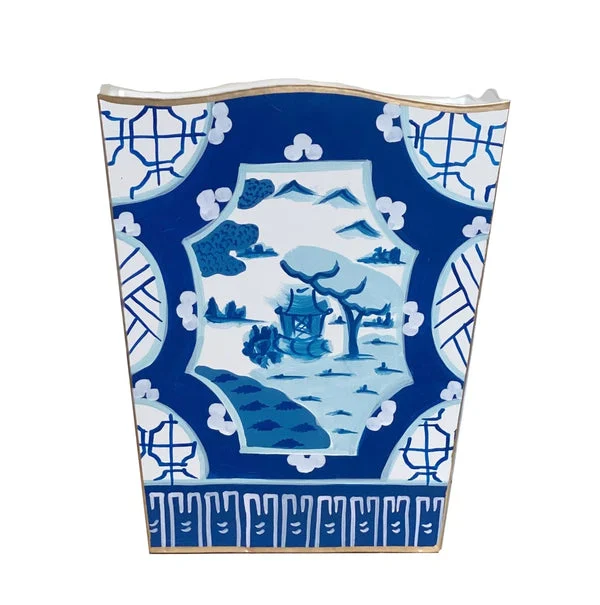 Dana Gibson Canton Wastebasket