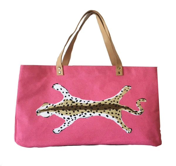 Dana Gibson Leopard Tote Bag
