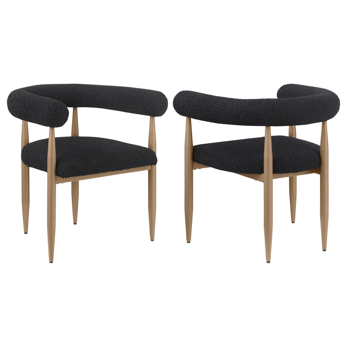 Dunmore - Boucle Upholstered Dining Arm Chair (Set of 2)